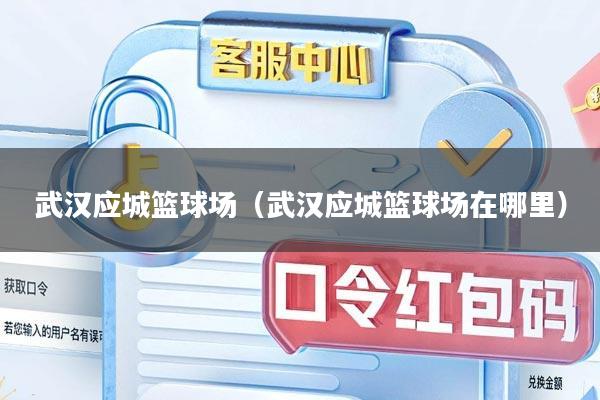 武汉应城篮球场（武汉应城篮球场在哪里）