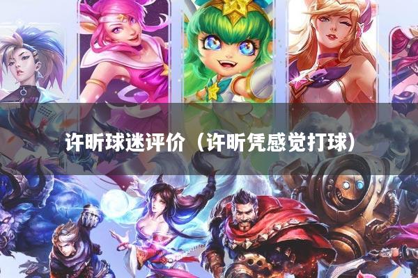 许昕球迷评价（许昕凭感觉打球）